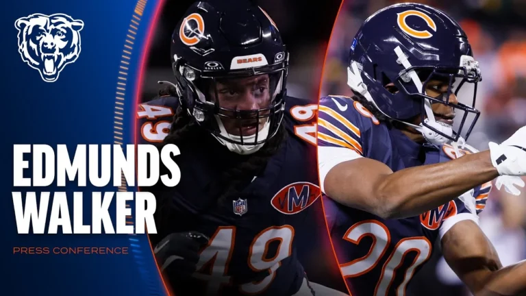 Tremaine Edmunds, Jahdae Walker reflect on victory over Packers Press Conference