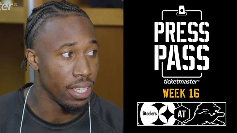 Porter, Queen, Thielen, Harmon, Fautanu on 29-24 Win at Lions Press Pass Pittsburgh Steelers