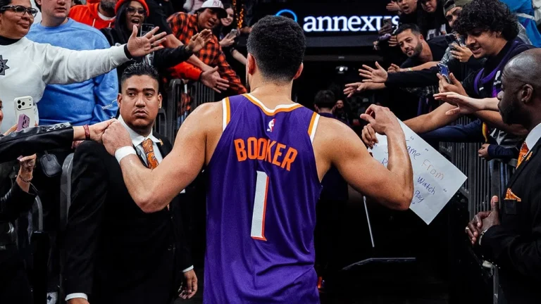 Devin Booker On-Court Postgame Interview vs Warriors Phoenix Suns 12-18-25