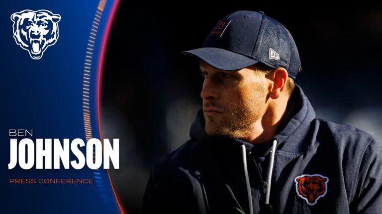 Ben Johnson reflects on Week 15 victory over Browns Press Conference