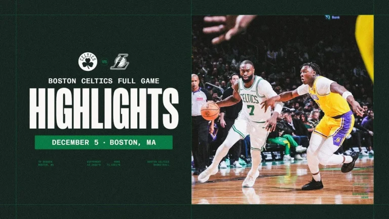 Boston Celtics crush Los Angeles Lakers in 126-105 win Extended Highlights