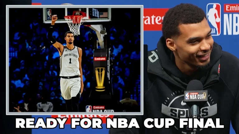 Victor Wembanyama on What Winning the NBA Cup Would Mean for the Spurs