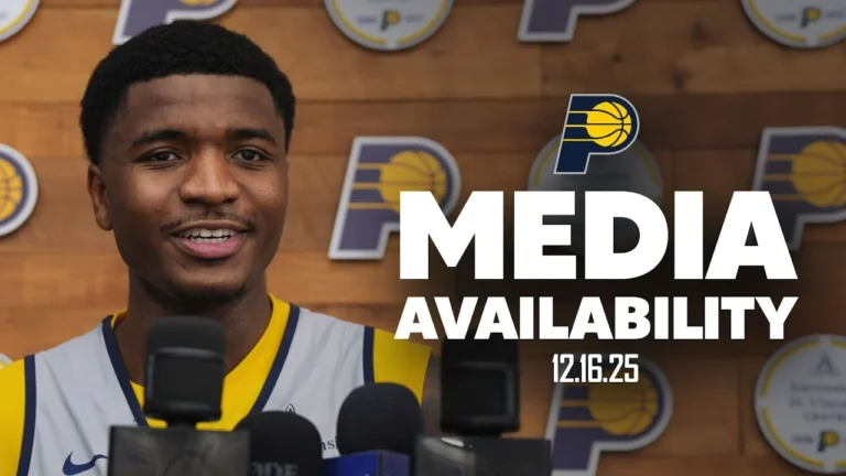 Indiana Pacers Media Availability December 16, 2025