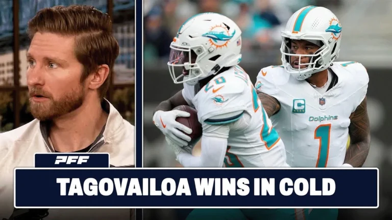 Miami Dolphins vs. New York Jets Review PFF Grade Release Show