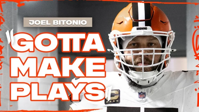 Joel Bitonio Press Conference: Gotta make plays