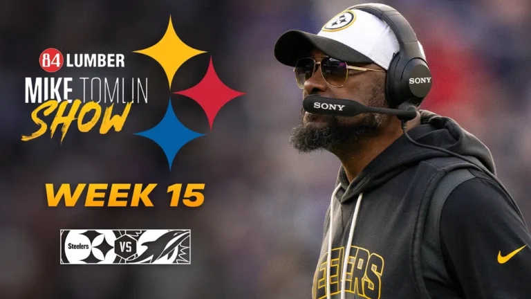 The Mike Tomlin Show: Week 15 vs Miami Dolphins Pittsburgh Steelers