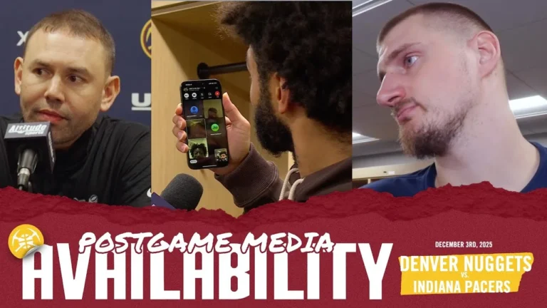 ALL Denver Nuggets Postgame Media vs. IND
