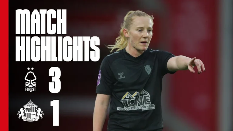 Lasses Lose Out At Forest Nottingham Forest Women 3 – 1 SAFC Women WSL 2 Highlights