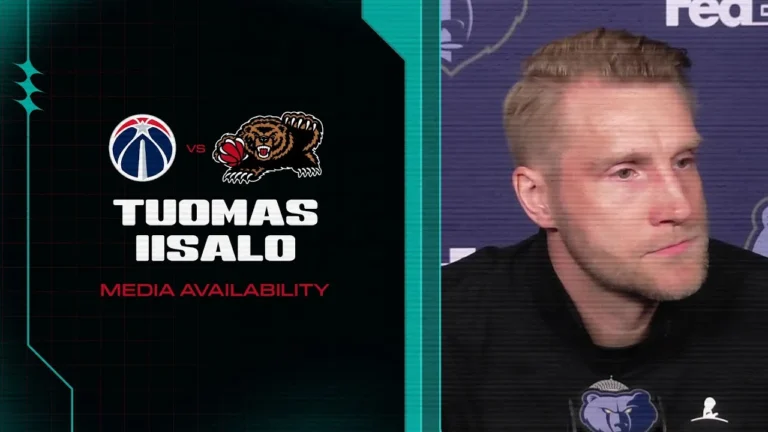 Tuomas Iisalo Press Conference Grizzlies vs. Wizards