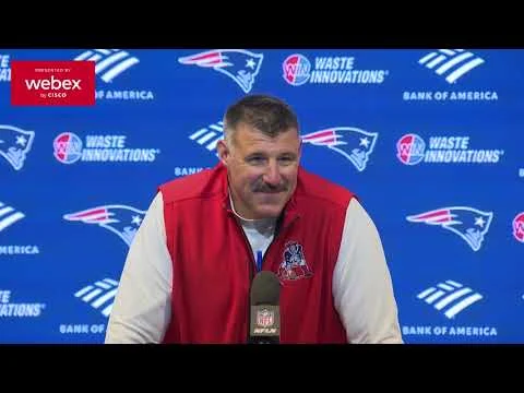 Mike Vrabel: We are Doing a Lot of Good Things to Help us Win. Patriots Press Conference