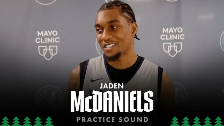 Just Trying To Stay Aggressive Whoever Is Guarding Me. Jaden McDaniels Practice Sound 12.16.25