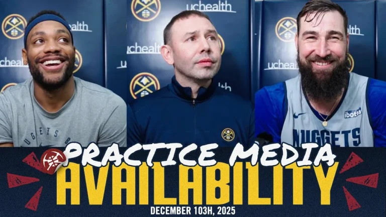 Denver Nuggets Practice Media 12 13 25