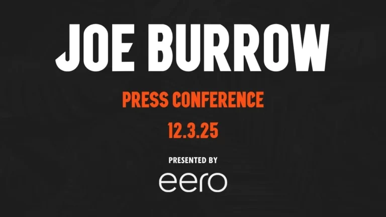 Joe Burrow Press Conference – December 3