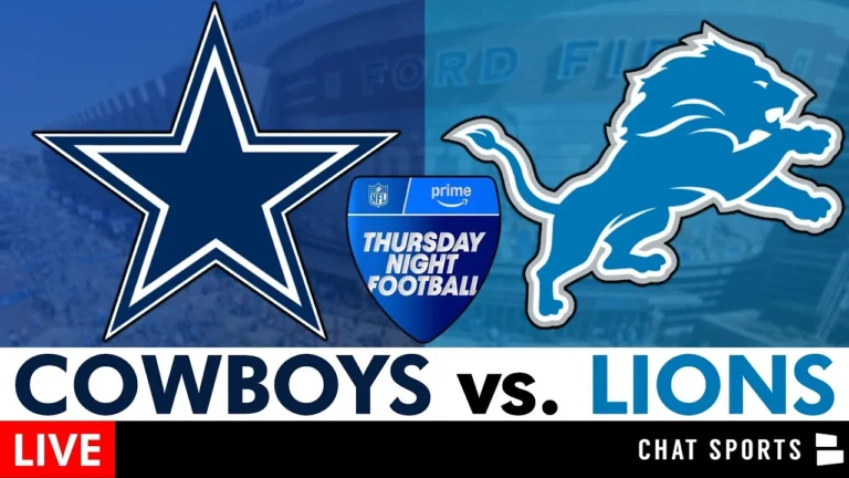Cowboys vs. Lions Live Streaming Scoreboard, Play-By-Play & Highlights NFL Week 14 On Amazon Prime