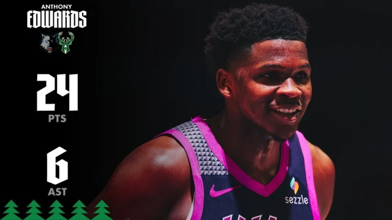 Anthony Edwards Scores 24 Points IN WIN Over Bucks 12.21.25