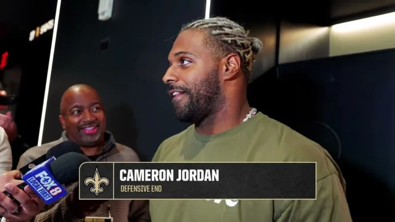 Cam Jordan Saints-Panthers Postgame 2025 NFL Week 15