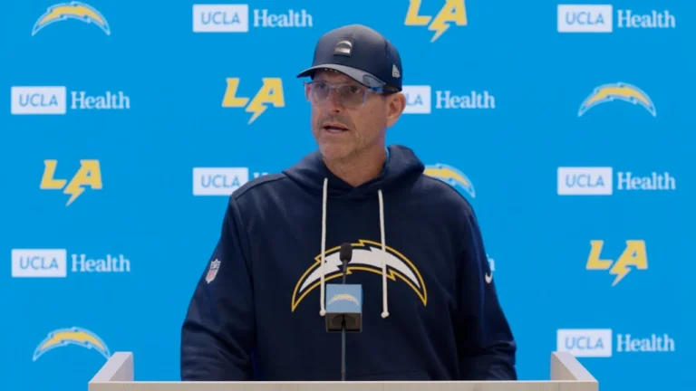 Jim Harbaugh On Injury Updates Vs Eagles LA Chargers
