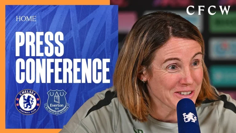 BOMPASTOR Press Conference WSL GW10 Chelsea Women vs Everton Women 05 12 25 CFCW