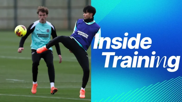 Kostoulas, Mitoma and Georgi’s Goals Galore Brighton Inside Training