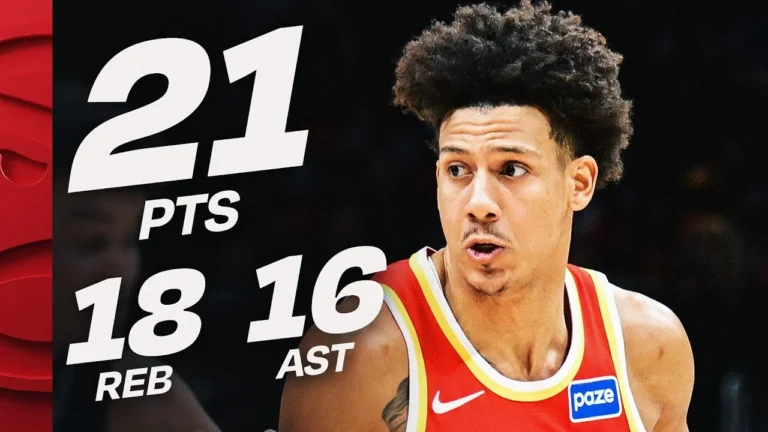 Jalen Johnson’s Makes FRANCHISE HISTORY vs Nuggets December 5, 2025