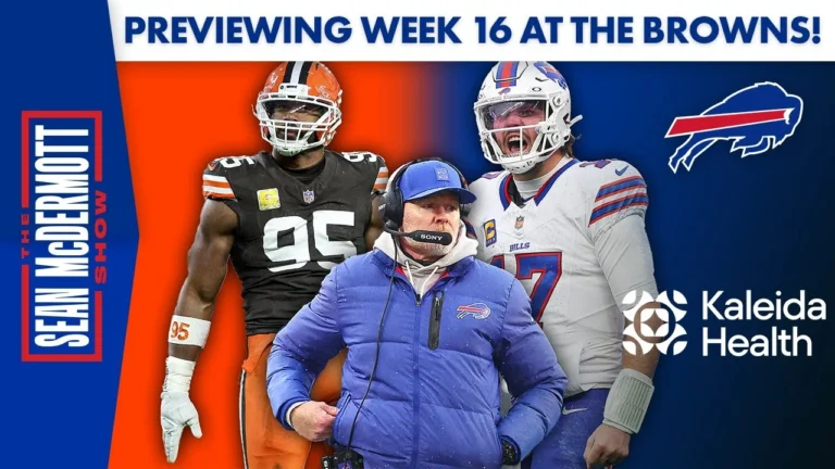 Previewing Week 16 Against The Browns! Buffalo Bills The Sean McDermott Show