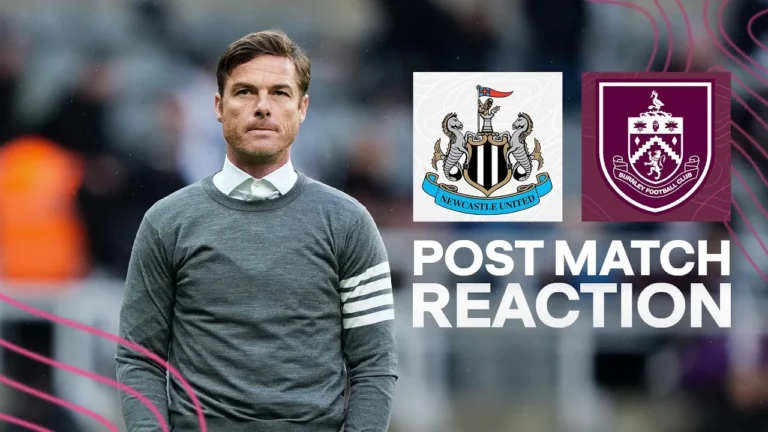 Parker Reacts With Mixed Emotions In Away Defeat To The Magpies REACTION Newcastle 2 – 1 Burnley