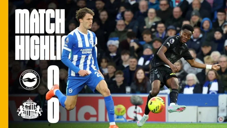 All Square At The Amex Brighton 0 – 0 Sunderland AFC Premier League Highlights