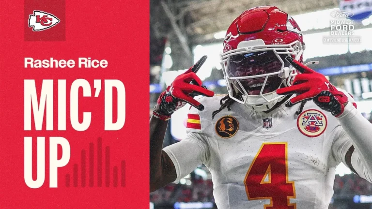 Rashee Rice was MIC’D UP for Week 13 Thanksgiving Day Game vs. Dallas Cowboys Kansas City Chiefs