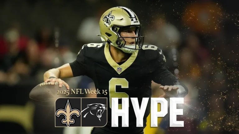 GET HYPE for Saints vs Panthers 2025 NFL Week 15