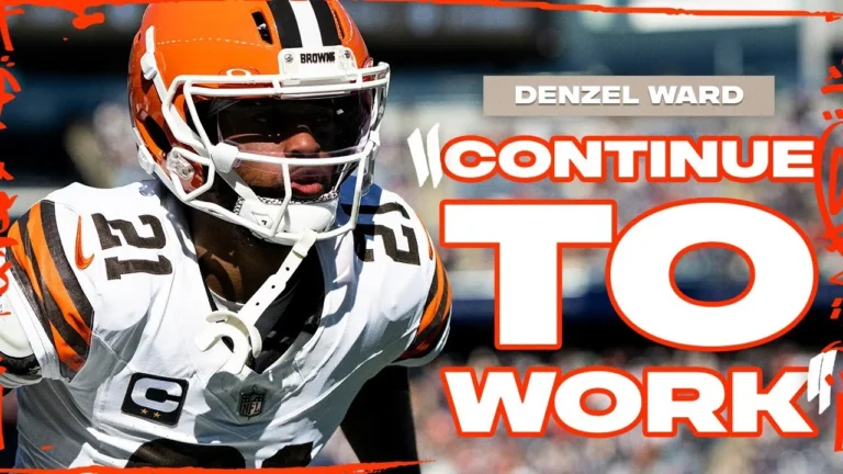 Denzel Ward Press Conference: Continue to work