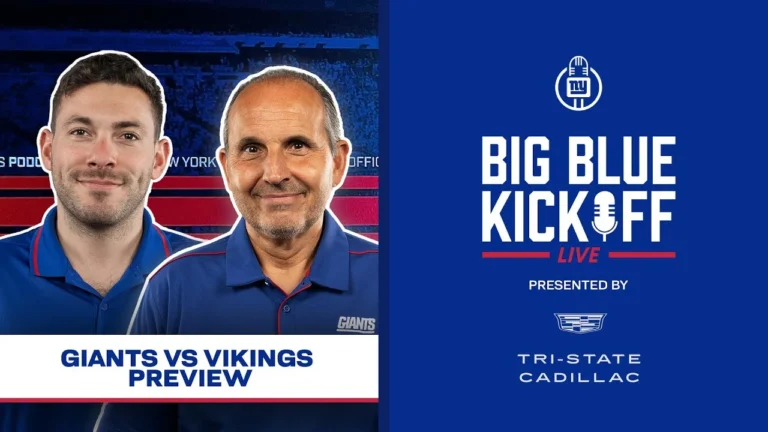 Giants vs. Vikings Preview Big Blue Kickoff Live New York Giants