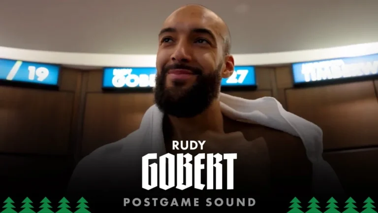 Keep Applying The Pressure, Thats The Mindset. Rudy Gobert Post Game Sound 12.21.25