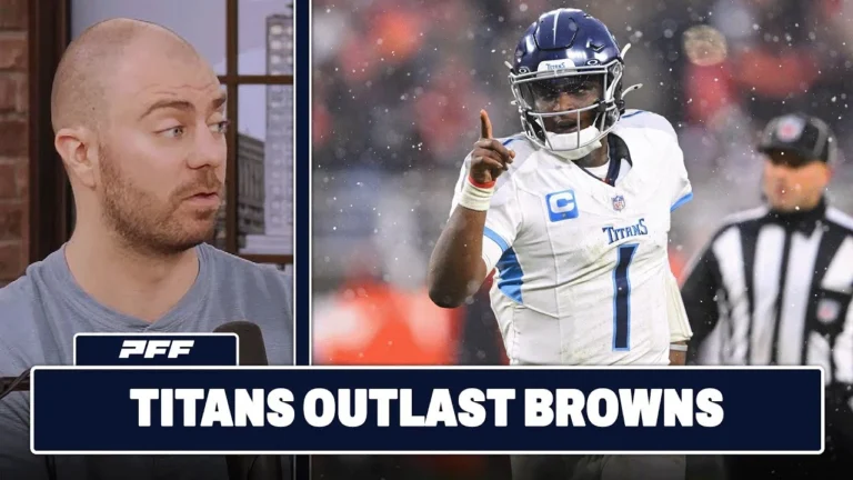 Tennessee Titans vs. Cleveland Browns Review PFF Grade Release Show