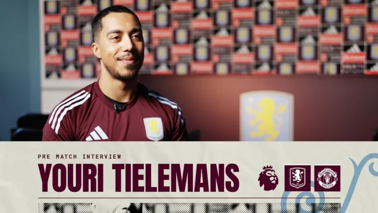 Youri Tielemans ahead of Manchester United PRE MATCH