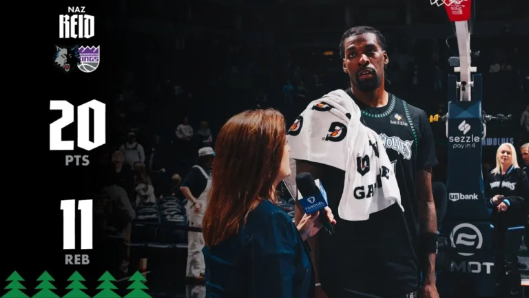 Naz Reid DOUBLE-DOUBLE Vs. Kings 12.14.25