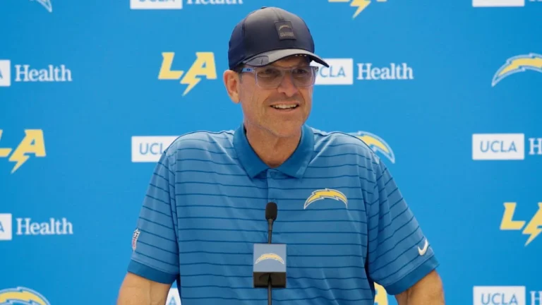 Jim Harbaugh On Primetime Win Over Eagles LA Chargers