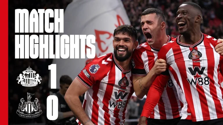 Wear-Tyne Derby Delight Sunderland AFC 1 – 0 Newcastle United Premier League Highlights