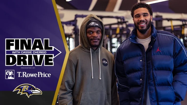 Inside NBA Superstar Jayson Tatum’s Visit With Ravens Baltimore Ravens Final Drive