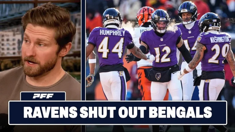 Baltimore Ravens vs. Cincinnati Bengals Review PFF Grade Release Show