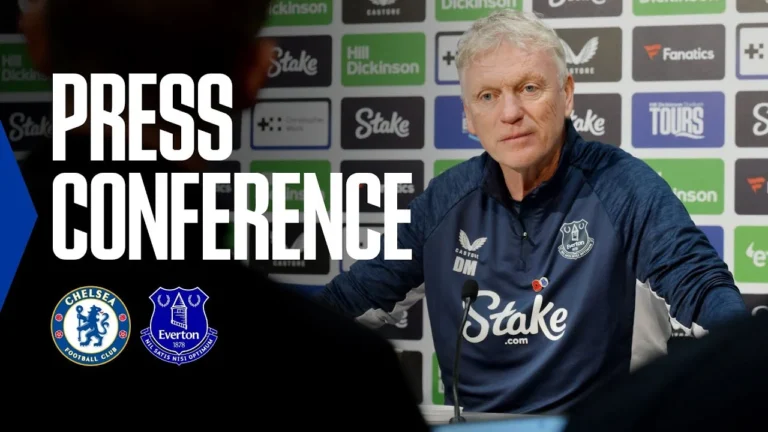 CHELSEA v EVERTON David Moyes’ Premier League press conference