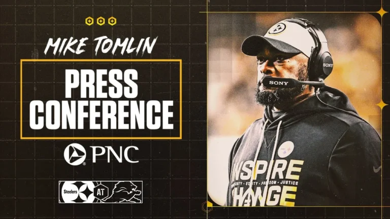 Coach Tomlin Press Conference (Week 16 at Detroit Lions) Pittsburgh Steelers
