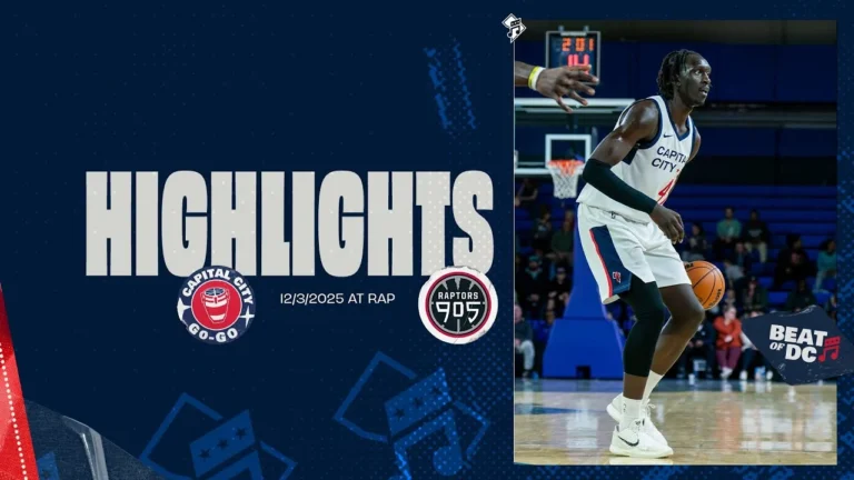 Highlights: Capital City Go-Go at Raptors 905 12.3.25