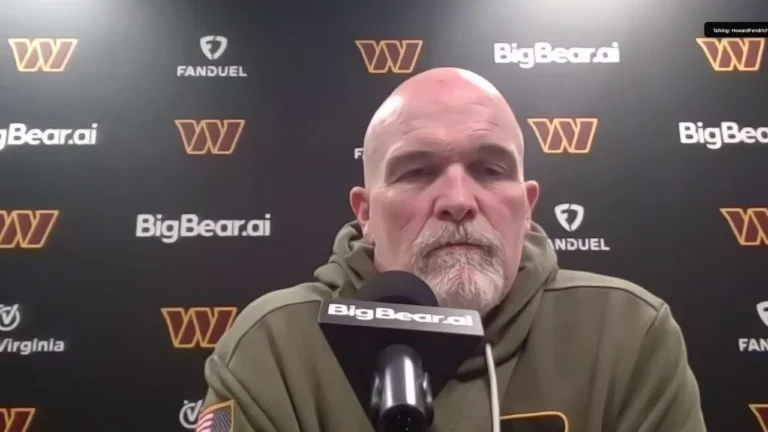 HC Dan Quinn Speaks to the Media the Day After the Loss to the Vikings Washington Commanders