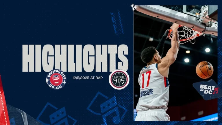 Highlights: Capital City Go-Go at Raptors 905 12.5.25