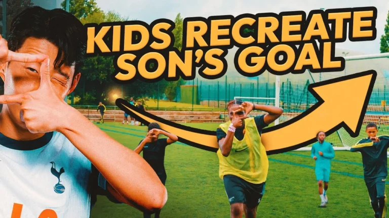Can kids recreate Son’s goal from a corner against Man Utd?