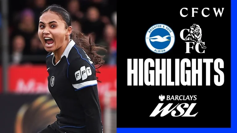 Brighton Women 0-3 Chelsea Women HIGHLIGHTS WSL 2025 26