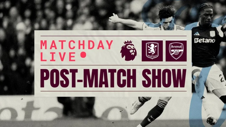 Villa 2-1 Arsenal Post-match Live Avlars