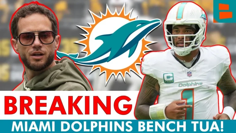 JUST IN: Miami Dolphins BENCH Tua Tagovailoa For Quinn Ewers Dolphins News