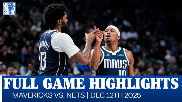 Mavericks Highlights vs. Brooklyn Nets December 12, 2025