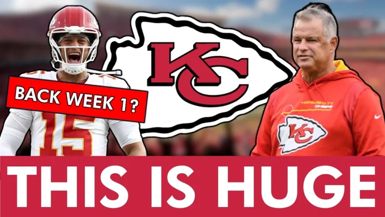 MASSIVE Chiefs News: Patrick Mahomes Injury Timeline Revealed By Chiefs Staff